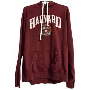 Harvard Crimson Hoodie Sweatshirt Red League Collegiate Outfitters Pullover XL